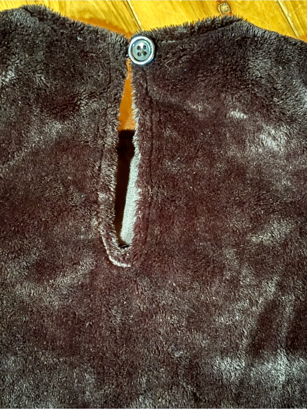 Pottery Barn Kids Black Plush Long Sleeve Top (Originally Part Of A Costume?)4-6 — image 3 of 8